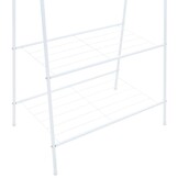 vidaXL Kledingrek 59x35x150 cm Wit - Nu met 71% Korting!