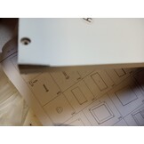 vidaXL Bijzettafeltje met lade - Wit (60% Korting)