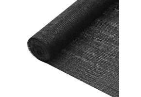 VidaXL Privacynet 1,2x25m HDPE Zwart - 40% Korting!
