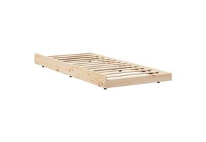 vidaXL Bedframe Bruin 75x190 cm - 55% Korting!