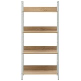 vidaXL Boekenkast 4 schappen 60x27,6x124,5 cm (40% Korting)