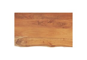 vidaXL Wastafelblad Massief Acaciahout 100x60x2,5 cm - Nu 40% Korting!