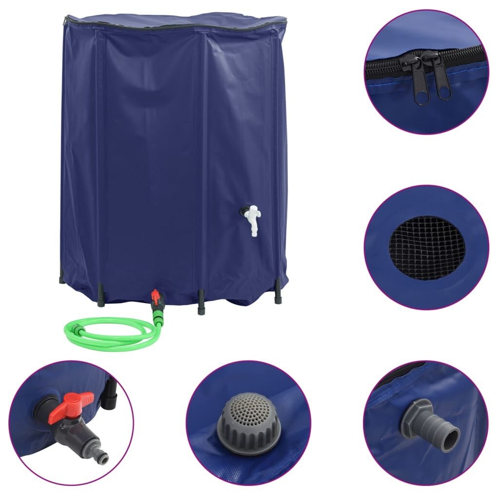 VidaXL Opvouwbare Watertank met Kraan 1250L PVC - 64% Korting!