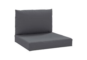 vidaXL Palletkussens 2 st Antraciet - 56% Korting!