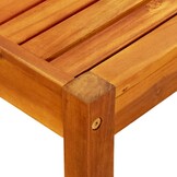 vidaXL Tuintafel Massief Acaciahout - 85x57x29 cm - Nu met 56% Korting!