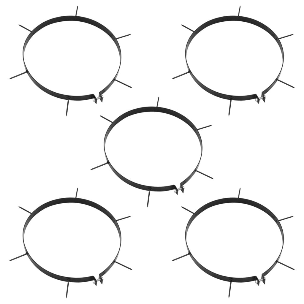 vidaXL Beluchtingsklemmen 5 st met spikes Ø 30 cm - 68% Korting