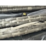 vidaXL Loungebed Poly Rattan Grijs - 64% Korting!