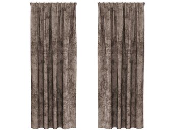 vidaXL Gordijn met gordijnen 2 st. Cappuccino - 40% korting!