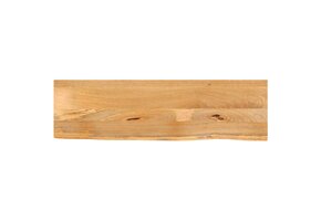 VidaXL Tafelblad Natuurlijke Rand - 110x40 cm Massief Mangohout | 55% Korting