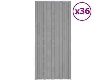 vidaXL Dakpanelen Grijs (36 stuks) - 42% Korting!
