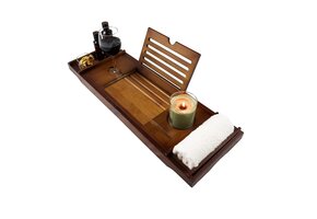 Bamboe Badplank - Verstelbaar (75-110 cm) - 40% Korting!