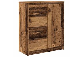 vidaXL Dressoir met 4 Lades - Oud Hout | 55% Korting