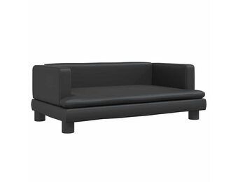 vidaXL Hondenmand Kunstleer Zwart - 40% Korting!