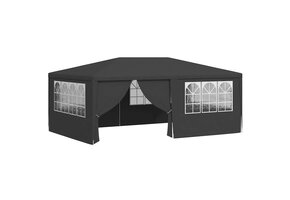 vidaXL Partytent 4x6m Antraciet met Zijwanden - Nu 40% Korting!