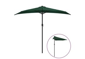 vidaXL Balkonparasol Groen 270x144 cm - 55% Korting