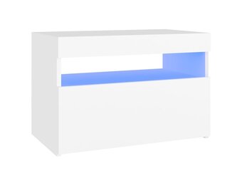 vidaXL TV-meubel met LED 60x35x40 cm Zwart - 35% Korting!