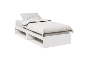 vidaXL Slaapbank Massief Grenenhout Wit - Nu 40% Korting!