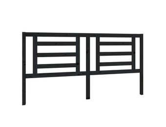 vidaXL Hoofdbord Grenenhout Zwart - 67% Korting!