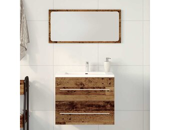 vidaXL Wastafelmeubel 60x38,5x48 cm - Oud Hout | 65% Korting
