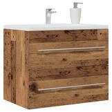 vidaXL Wastafelmeubel 60x38,5x48 cm - Oud Hout | 65% Korting