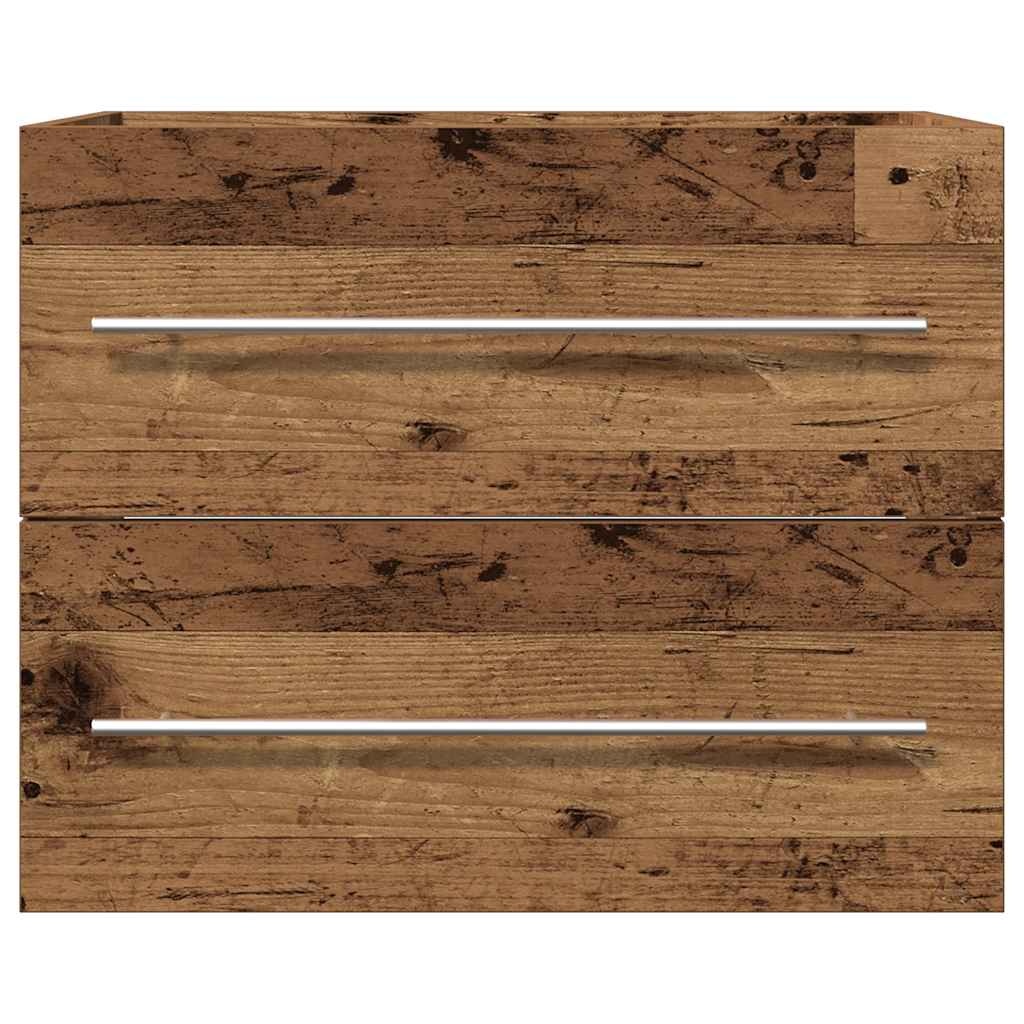 vidaXL Wastafelmeubel 60x38,5x48 cm - Oud Hout | 65% Korting