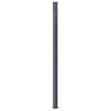 vidaXL Schuttingpalen: 2x 185cm Aluminium Donkergrijs - 44% Korting!