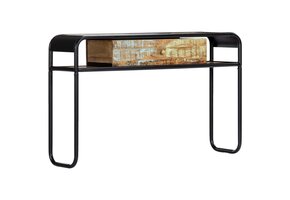 vidaXL Wandtafel Gerecycled Hout (118x30x75 cm) - 40% Korting!