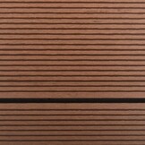 vidaXL Buitendouchebak HKC/RVS - 110x62 cm - Bruin/Zilver - 56% Korting