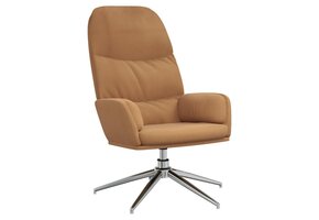 vidaXL Relaxstoel Kunstsuède Taupe - 61% Korting!