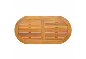 VidaXL Tafelblad Massief Acaciahout Bruin (100x50x2cm) - 51% Korting!