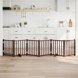 vidaXL Hondenhek Inklapbaar 6 Panel 300cm Vurenhout (55% Korting)