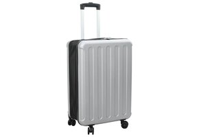 vidaXL Koffer met slot Zilver - 47% Korting!