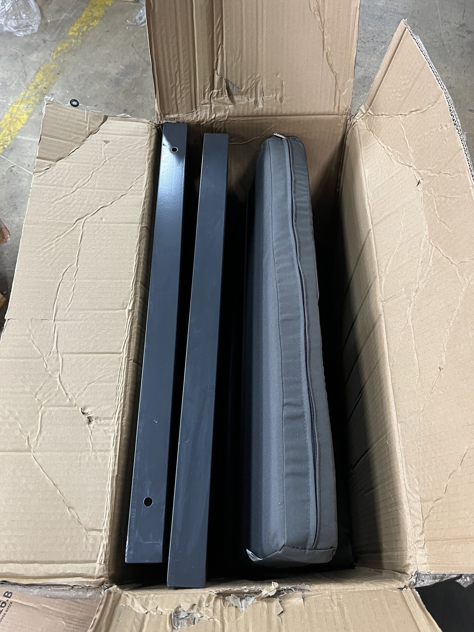 vidaXL Middenbank sectioneel met kussens - Aluminium Antraciet - 55% Korting!