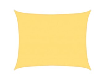 vidaXL Zonnezeil 6x8m HDPE Beige - 46% Korting