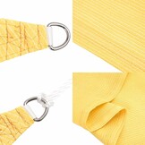 vidaXL Zonnezeil 6x8m HDPE Beige - 46% Korting