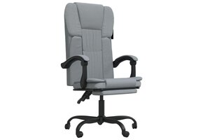 vidaXL Kantoorstoel Lichtgrijs - 60% Korting