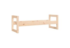 vidaXL Bandenrek massief grenenhout - 120x40x40 cm - 79% Korting!