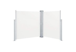 vidaXL Windscherm uittrekbaar 140x600 cm Crème - 56% Korting!