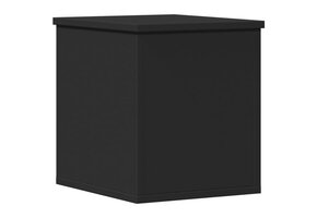 VidaXL Opbergbox 30x35x35 cm Zwart Bewerkt Hout - 64% Korting!