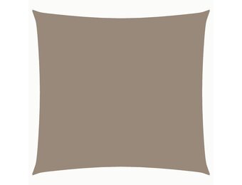 vidaXL Vierkant Zonnescherm 2,5x2,5m Oxford Taupe - 56% Korting!