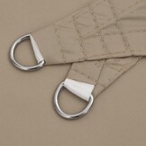 vidaXL Vierkant Zonnescherm 2,5x2,5m Oxford Taupe - 56% Korting!