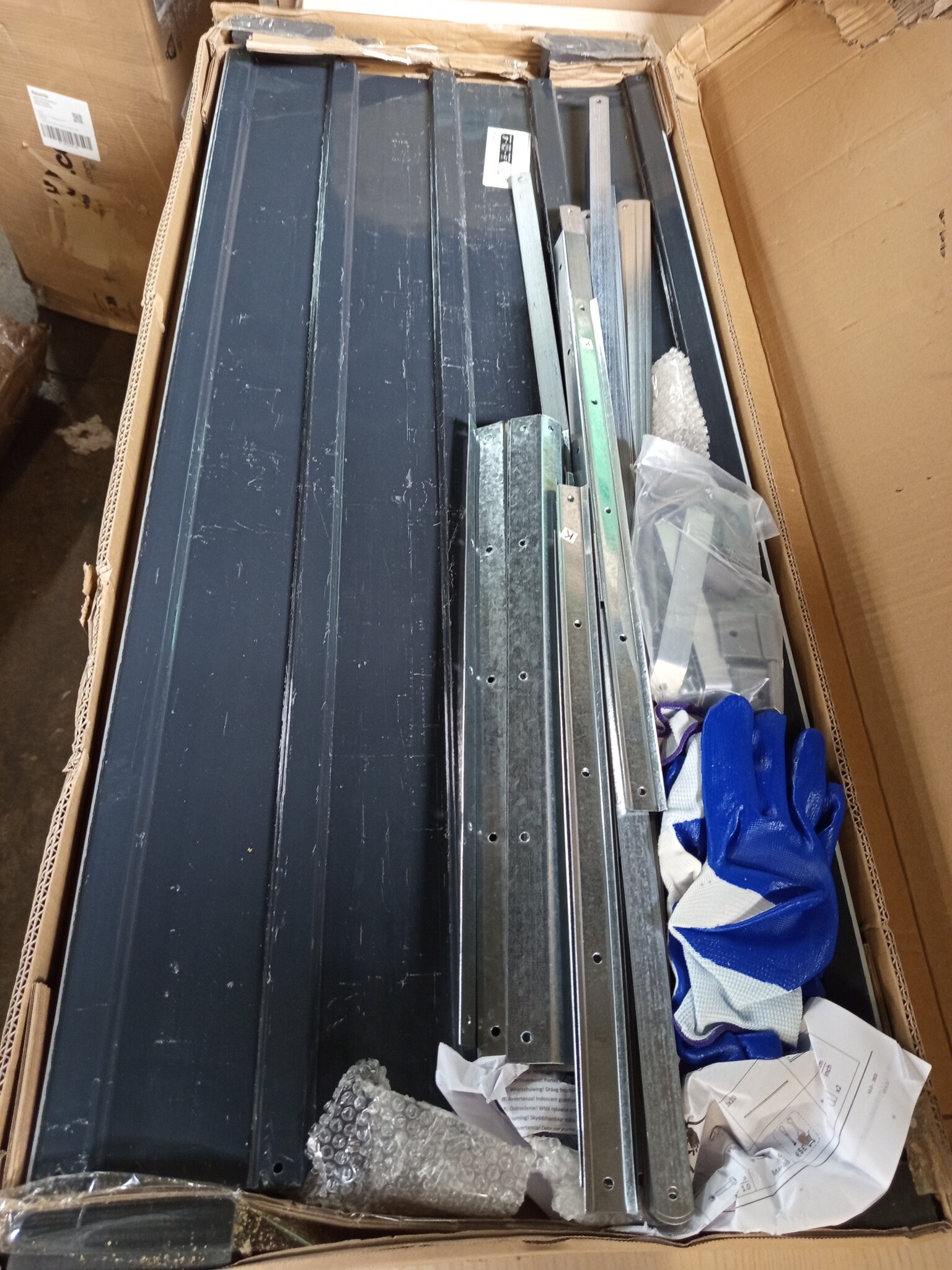 vidaXL Verhoogde Plantenbak 600x80x45cm Antraciet - 55% Korting!