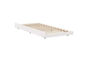 vidaXL Uittrekbaar Bedframe Wit (90x190cm) - 60% Korting