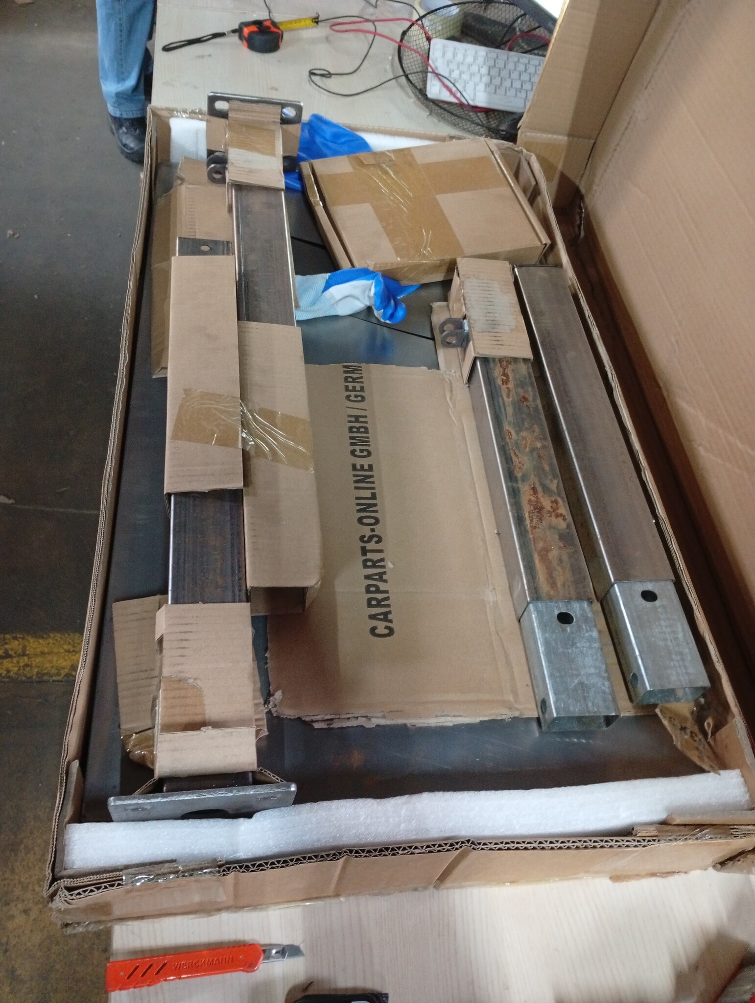 vidaXL Cortenstaal Poort Grasontwerp 105x105 cm - 55% Korting