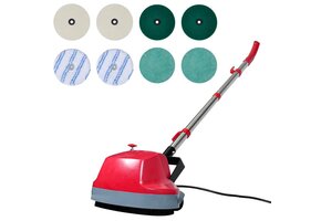 5-in-1 Tweekoppige Vloerschrobber & Polijstmachine - 40% Korting