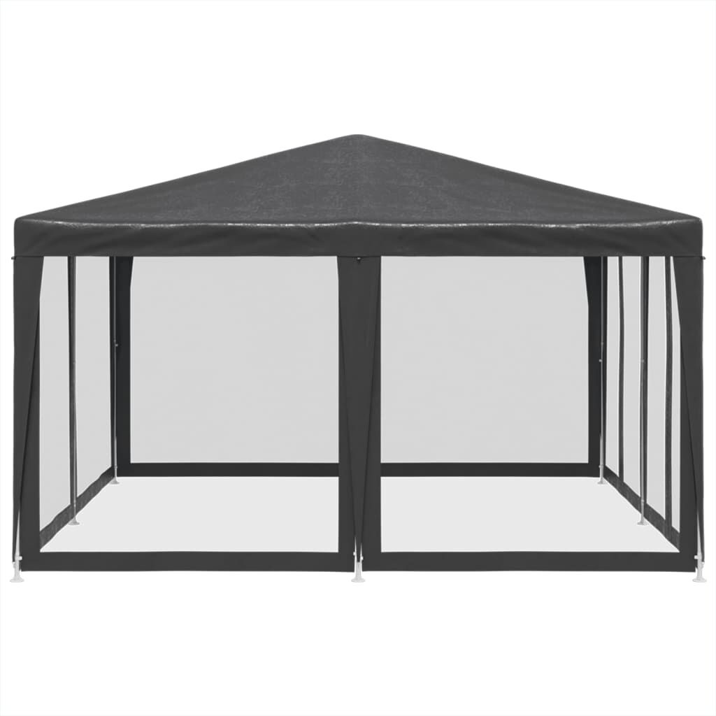 vidaXL Partytent 4x4m HDPE Antraciet - 40% Korting!