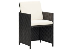 vidaXL Tuinstoelen 2 st. Rattan Zwart - 57% Korting!