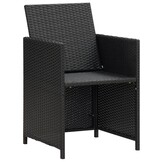 vidaXL Tuinstoelen 2 st. Rattan Zwart - 57% Korting!
