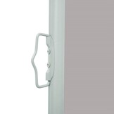 vidaXL Uittrekbaar Tuinscherm 120x500 cm Grijs - 65% Korting!
