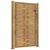 vidaXL Poort 105x130 cm Cortenstaal | Nu 59% Korting